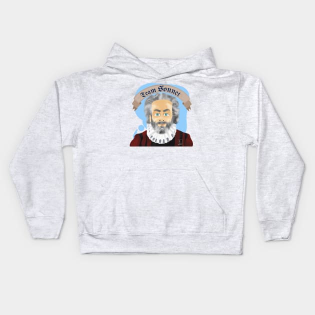 Michael Sheen as Marlowe Kids Hoodie by AC Salva